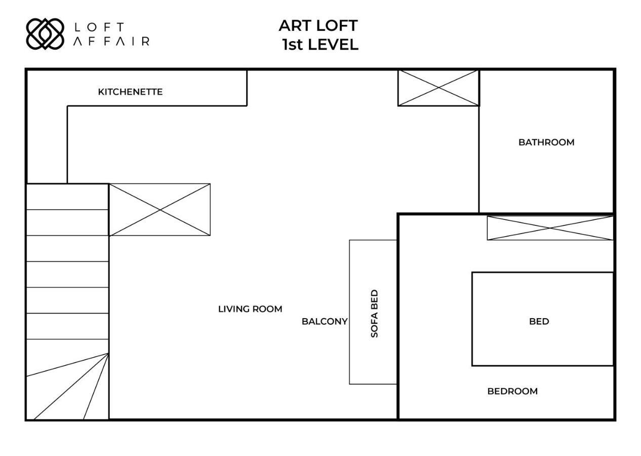 クラクフArt Lofts By Loft Affairアパートメント エクステリア 写真